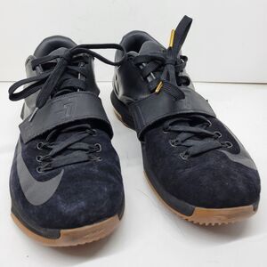 Nike Kevin Durant KD7 Mens Black Leather Suede Basketball Shoes US 10.5 EUR 44.5